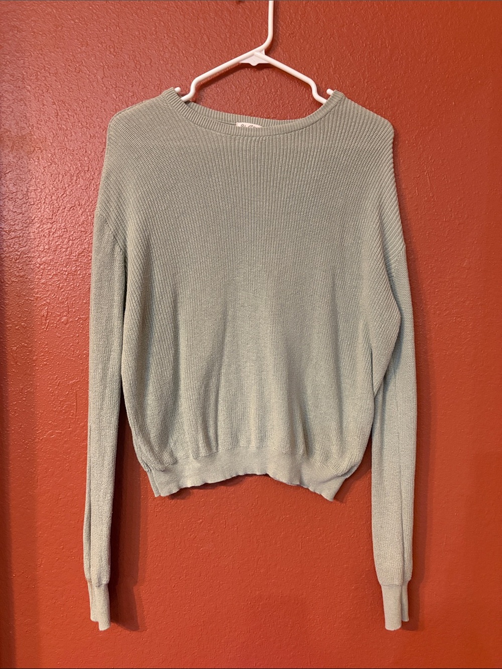 Brandy Melville Light Sage Crewneck Sweater